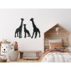 Holzsticker fürs Kinderzimmer GIRAFFENFAMILIE