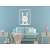 Kinderwandbild KLEINER HASE