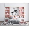 Holzsticker fürs Kinderzimmer FLAMINGOS