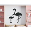 Holzsticker fürs Kinderzimmer FLAMINGOS