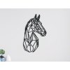 53940 holzsticker fur die wand polygonales pferd