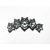 Holzsticker WOLFSRUDEL (Bildabmessungen 19,5 x 44,5 cm, Bildfarbe Grau)