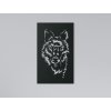 Holzbild für die Wand EINSAMER WOLF