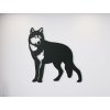 54120 3d sticker furchtloser wolf