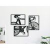 Mehrteiliges Bild FAHRRAD (Bildabmessungen 44,5 x 58 cm, Bildfarbe Grau)