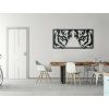 3D-Wandbild BLICK DES TIGERS (Bildabmessungen 22 x 44,5 cm, Bildfarbe Grau)