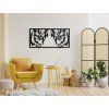 3D-Wandbild BLICK DES TIGERS (Bildabmessungen 22 x 44,5 cm, Bildfarbe Grau)