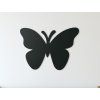 3D-Wandsticker SCHMETTERLING (Bildabmessungen 16,5 x 22,5 cm, Bildfarbe Grau)