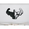 54228 holzsticker fur die wand bodybuilder