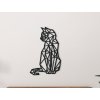 Wandsticker POLYGONALE KATZE