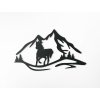 54243 2 3d sticker trabendes pferd