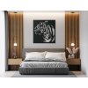 54246 3 holzbild fur die wand tigerprofil
