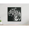 Holzbild für die Wand TIGERPROFIL