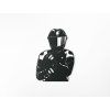 Holzsticker MOTORRADFAHRER (Bildabmessungen 31,5 x 22,5 cm, Bildfarbe Grau)