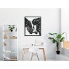 54351 3 3d wandbild lowe und zebra