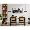 3-teiliges Wandbild MOTORRAD (Bildabmessungen 25,5 x 46,5 cm, Bildfarbe Grau)