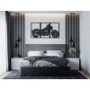 54384 4 3 teiliges wandbild motorrad