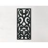 3D-Wandpaneel BLUME (Bildabmessungen 31,5 x 14,5 cm, Bildfarbe Grau)