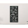 Holzpaneel KLETTERBLUMEN (Bildabmessungen 31,5 x 15,5 cm, Bildfarbe Grau)