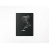 Abstraktes Wandbild SCHLIEREN (Bildabmessungen 30 x 22,5 cm, Bildfarbe Grau)