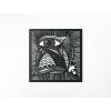 Abstraktes Bild AUGENBLICK (Bildabmessungen 89 x 89 cm, Bildfarbe Grau)