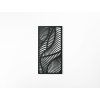 Modernes Wandbild WELLEN (Bildabmessungen 31,5 x 15,5 cm, Bildfarbe Grau)