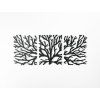 3-teiliges Wandbild BAUM (Bildabmessungen 82 x 200 cm, Bildfarbe Grau)