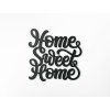 Wandsticker Home Sweet Home (Bildabmessungen 40 x 40,5 cm, Bildfarbe Grau)