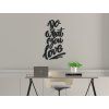 Wandsticker Do what you love (Bildabmessungen 41,5 x 24 cm, Bildfarbe Grau)