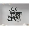 Wandtattoo Hakuna matata (Bildabmessungen 40,5 x 41,5 cm, Bildfarbe Grau)
