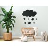 54723 4 kindersticker kleine wolke und sterne
