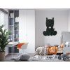 Kindersticker KLEINER HUND (Bildabmessungen 31,5 x 24 cm, Bildfarbe Grau)