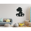 Kindersticker DRACHE (Bildabmessungen 31,5 x 21,5 cm, Bildfarbe Grau)