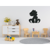 Kindersticker DRACHE (Bildabmessungen 31,5 x 21,5 cm, Bildfarbe Grau)