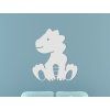 Kindersticker DRACHE (Bildabmessungen 31,5 x 21,5 cm, Bildfarbe Grau)