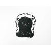 Lustiger Kindersticker KLEINER IGEL (Bildabmessungen 31,5 x 26,5 cm, Bildfarbe Grau)