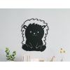Lustiger Kindersticker KLEINER IGEL (Bildabmessungen 31,5 x 26,5 cm, Bildfarbe Grau)