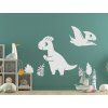 Kindersticker-Set DINOS (6 Stück) (Bildfarbe Grau)
