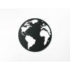 Wandbild GLOBUS (Bildabmessungen 31,5 x 31,5 cm, Bildfarbe Grau)