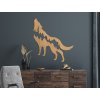 Holzsticker WOLF UND BERGE