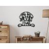 3D-Wandsticker WEIMARANER (Bildabmessungen 28 x 31,5 cm, Bildfarbe Grau)