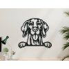 3D-Wandsticker WEIMARANER (Bildabmessungen 28 x 31,5 cm, Bildfarbe Grau)