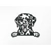 3D-Wandsticker DALMATINER (Bildabmessungen 26,5 x 31,5 cm, Bildfarbe Grau)