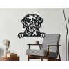 3D-Wandsticker DALMATINER (Bildabmessungen 26,5 x 31,5 cm, Bildfarbe Grau)