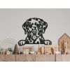 3D-Wandsticker DALMATINER (Bildabmessungen 26,5 x 31,5 cm, Bildfarbe Grau)