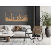 Bild London (Bildabmessungen 25,5 x 62 cm, Bildfarbe Grau)