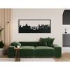 Bild Amsterdam (Bildabmessungen 25,5 x 62 cm, Bildfarbe Grau)