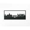 Bild Amsterdam (Bildabmessungen 25,5 x 62 cm, Bildfarbe Grau)