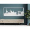 Bild New York (Bildabmessungen 25,5 x 62 cm, Bildfarbe Grau)
