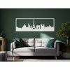 Panoramabild Paris (Bildabmessungen 20,5 x 62 cm, Bildfarbe Grau)